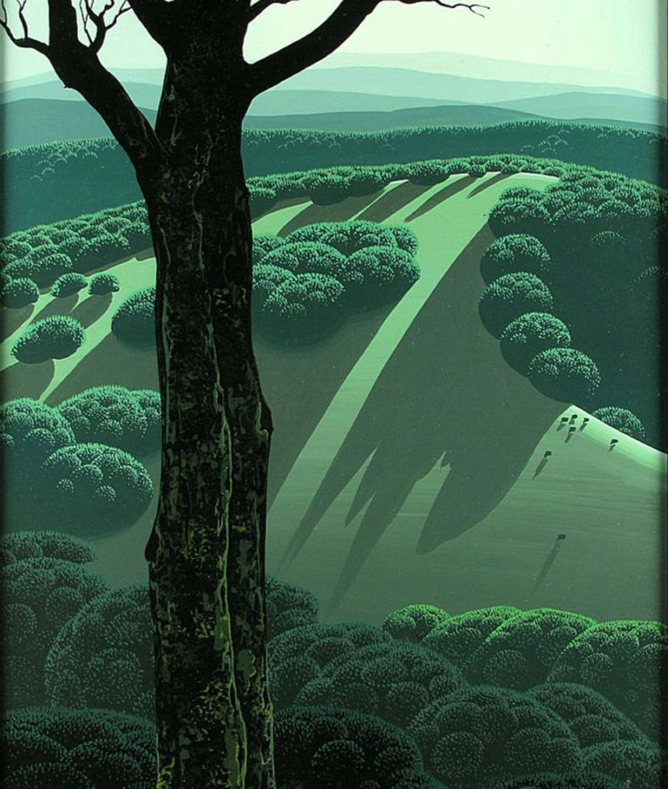 Výsledok vyhľadávania obrázkov pre dopyt green hillside eyvind earle"