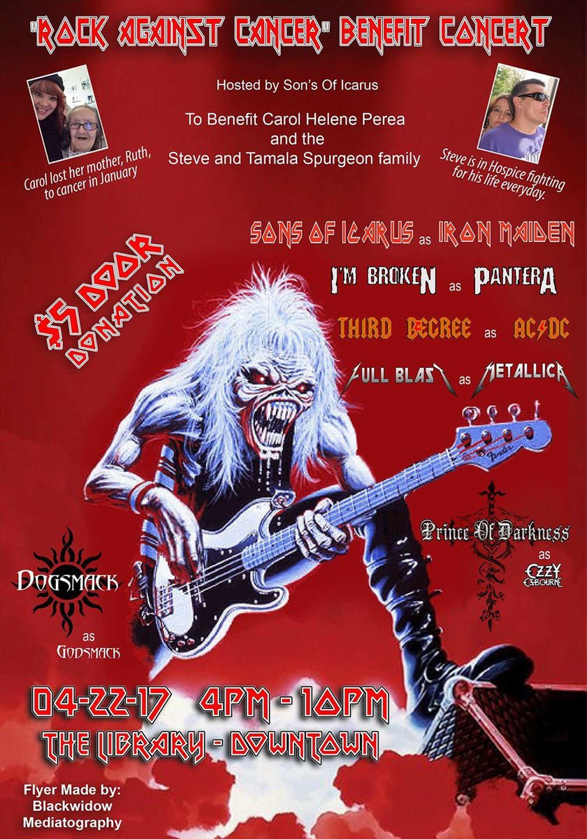 LibraryBarABQ's tweet photo. LIVE MUSIC 🎶 
His Saturday, on April 22nd, from 4:00-10:00 PM 
Cancer Benefit Concert https://t.co/VtVsrRnStH
