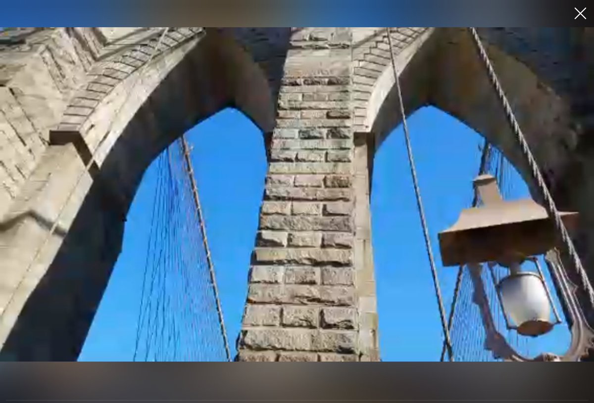 suntastic77's tweet photo. Brooklyn Bridge #ScopeViews exclusively on @TheEditorTV 🎥 w/ @TimmyDavidNYC #Travel 🇺🇸 https://t.co/F8Q9e2PmYn