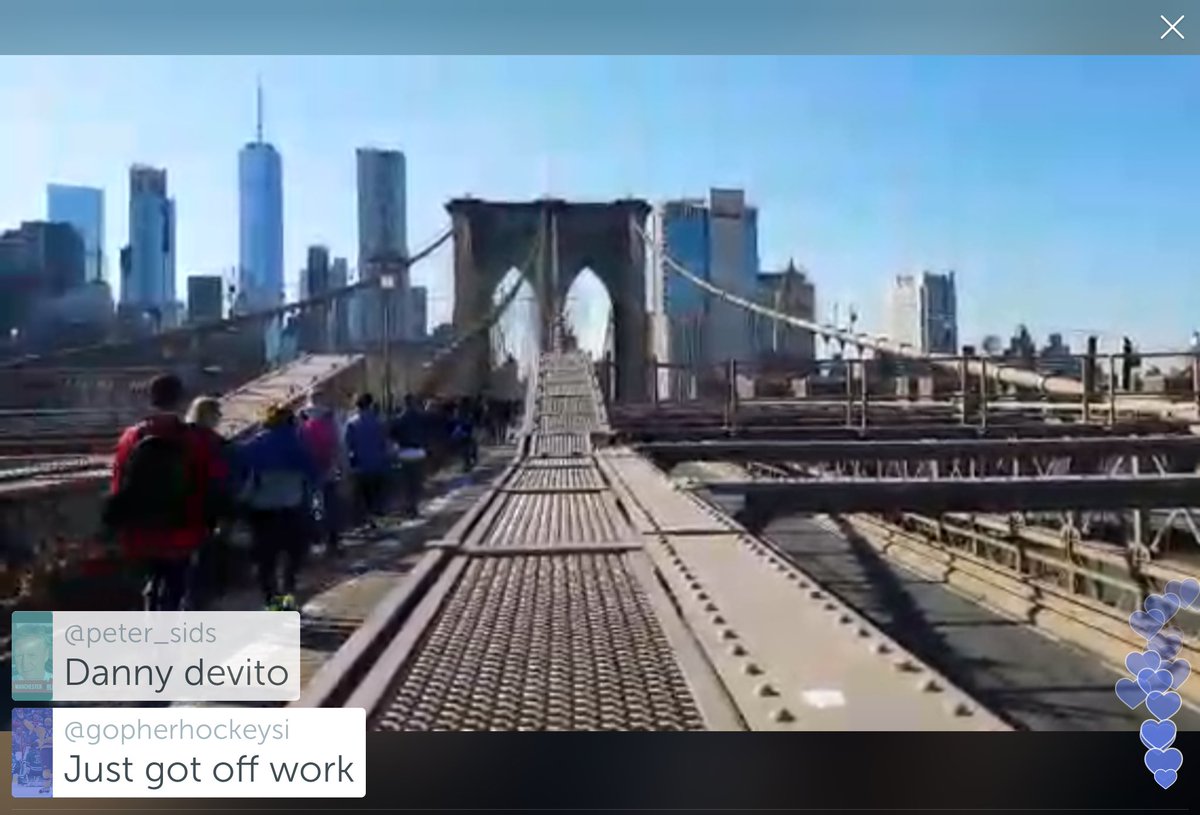 suntastic77's tweet photo. Brooklyn Bridge #ScopeViews exclusively on @TheEditorTV 🎥 w/ @TimmyDavidNYC #Travel 🇺🇸 https://t.co/F8Q9e2PmYn