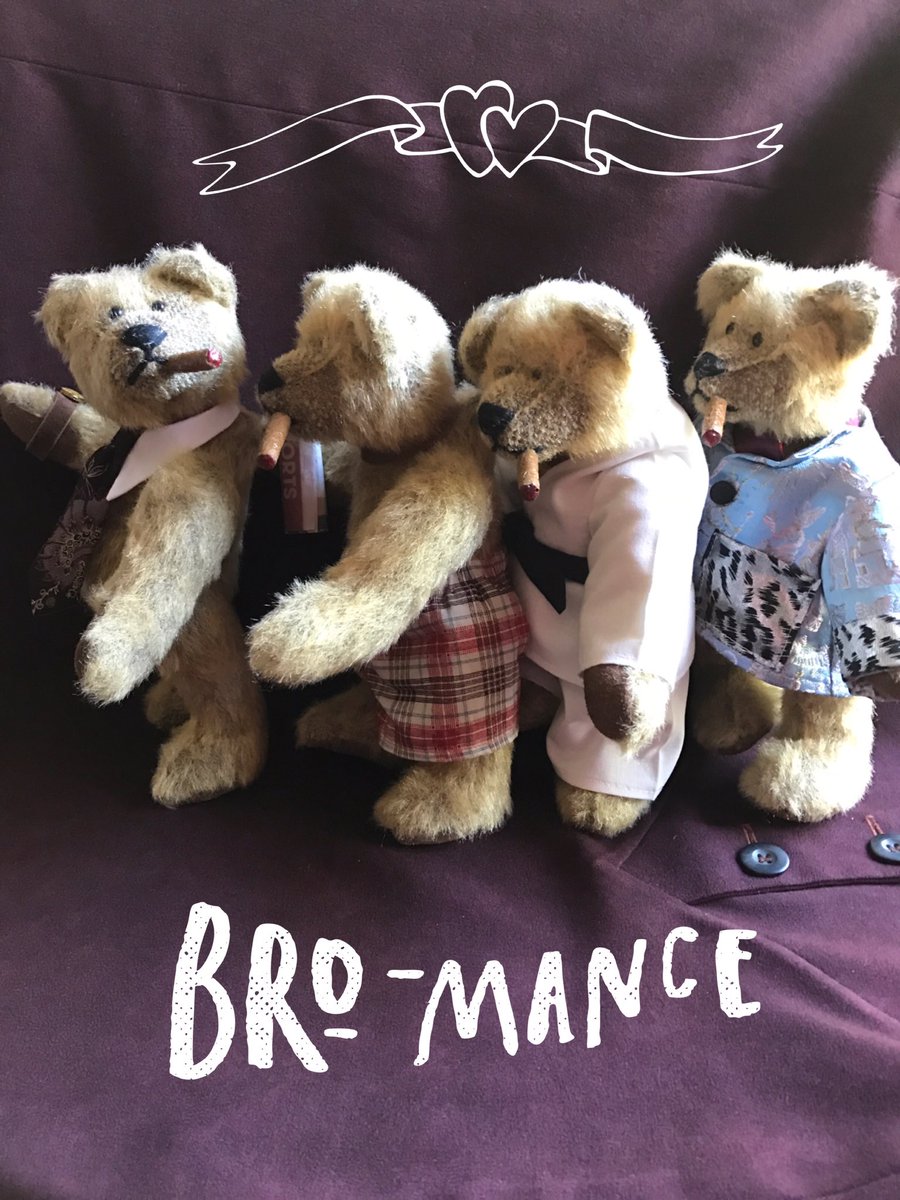 BCTogs's tweet photo. Aficionado the Cigar Bear with his bros @BCTogs #bromance #cigar #cigarshop #cigaraficionado #aficionadothecigarbear #cigars #bros #bctogs https://t.co/KppiwDkIgi