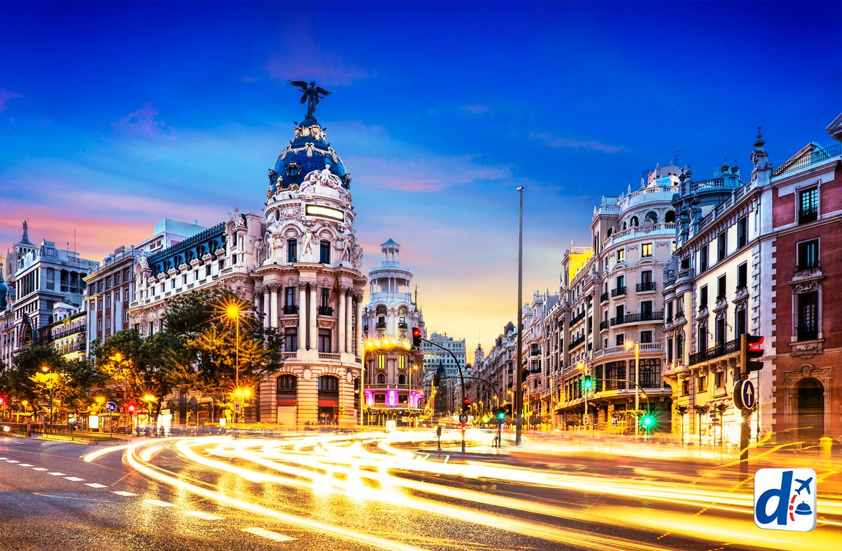 Hoy le decimos #OLÉ al #Martes desde #Madrid, #BuenasNoches viajeros 💤