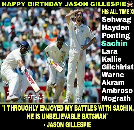 Happy Birthday Jason Gillespie  