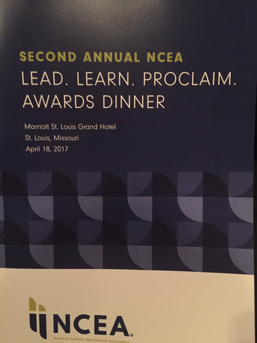 WashArchdiocese's tweet photo. Congratulations to @KellyBranaman on receiving the @NCEATALK Lead. Learn. Proclaim. Award! #NCEA17 #ADWteach #CatholicSchoolsWork https://t.co/4cCvx82Xc3
