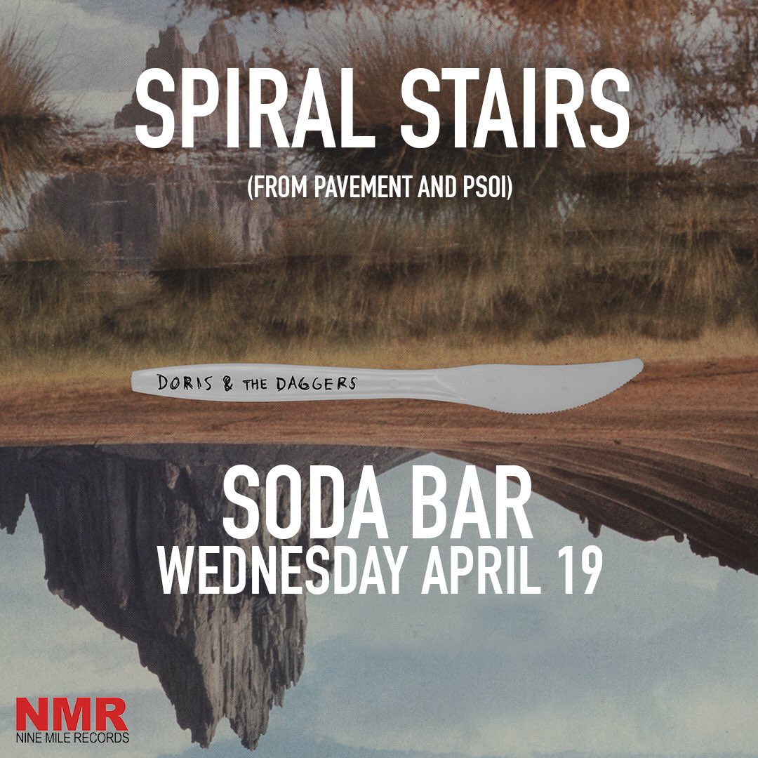 SodaBarSD's tweet photo. TOMORROW @ Soda Bar – Spiral Stairs (Scott Kannberg of Pavement) w/ @HenryClayPeople @sick_balloons • https://t.co/P1k8pV8yGZ https://t.co/r6WQQsKEn8