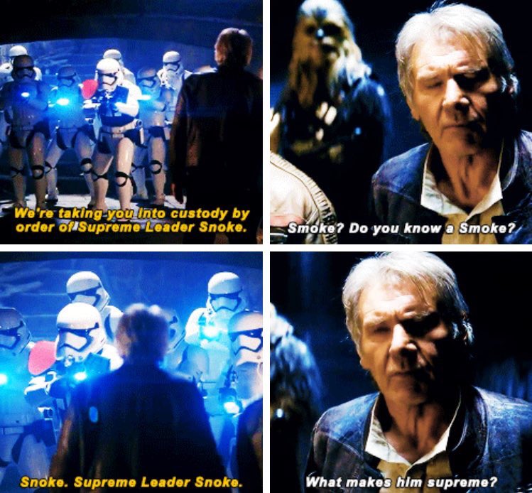 "Is it because he gets you high?"