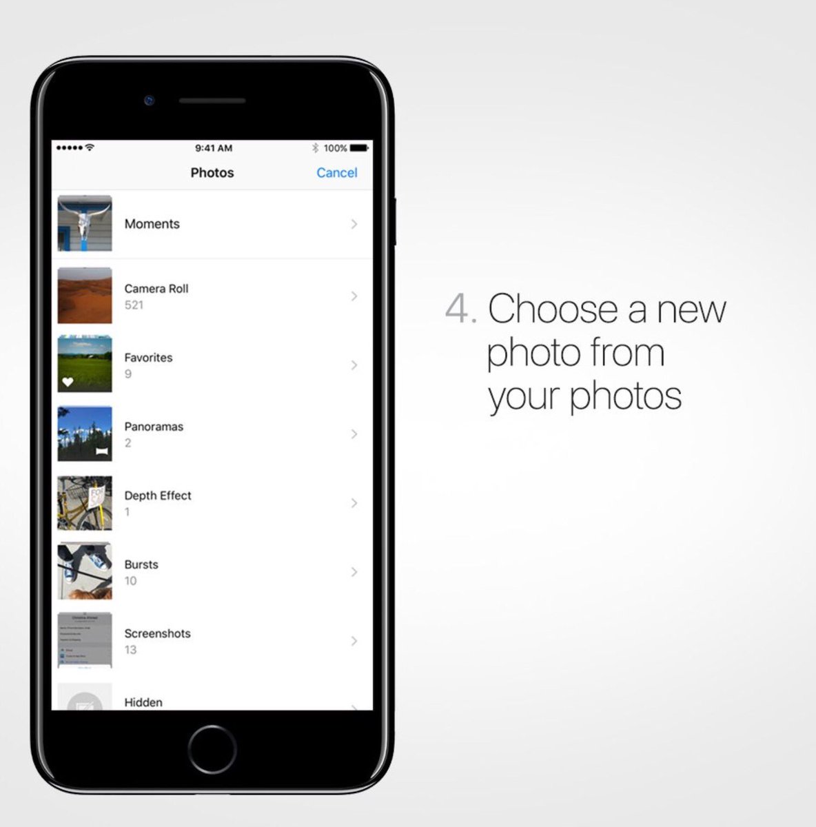 _iOSHelp_'s tweet image. Ever wondered how to Change your contact photo in iOS 10.3? Here's how....
Source: @AppleSupport