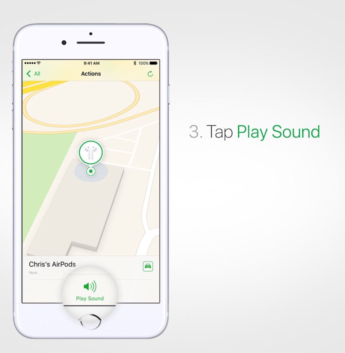 _iOSHelp_'s tweet image. Ever lost your AirPods? Now you can conveniently find them with the Find My iPhone app on iOS 10.3!
Source: @AppleSupport