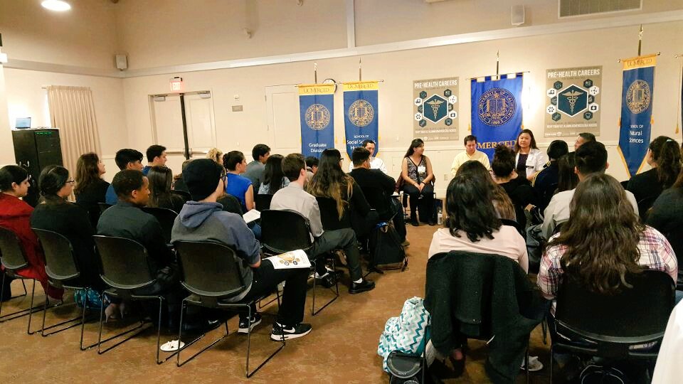 UCMSAA's tweet photo. Join us in the California Room for our ACCESS: Pre-Health Careers event! Connect w/our alumni tonight! #UCMerced #ucmsaa https://t.co/r3mSSO3KCr