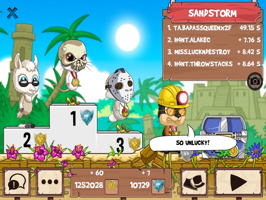 1BadAssQueen's tweet photo. Get on my level, son! #funrun2 #Alakec #luckndestroy #Throwstacks https://t.co/FeosCcW30E