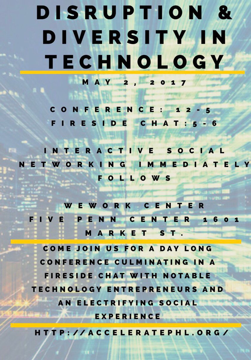 AcceleratePhl's tweet photo. Get your tickets‼️ 🖥📺💿📺
#AcceleratePHL_PTW2017  #AcceleratePHL  #PTW2017 #BDPA #NBMBAA  #FEMCITY  #100smallbuinessgirls #THEITEM https://t.co/bIQpMvAFYm