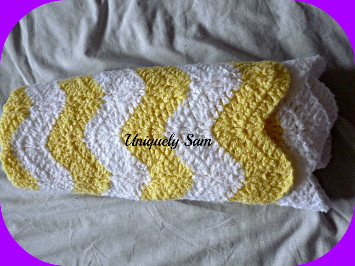 khaosandkismet's tweet photo. plush baby blanket, baby afghan, yellow striped crochet blanket pr… https://t.co/ujcdbPVw60 #UniquelySam #BabyAfghan https://t.co/ooSe0apt2J