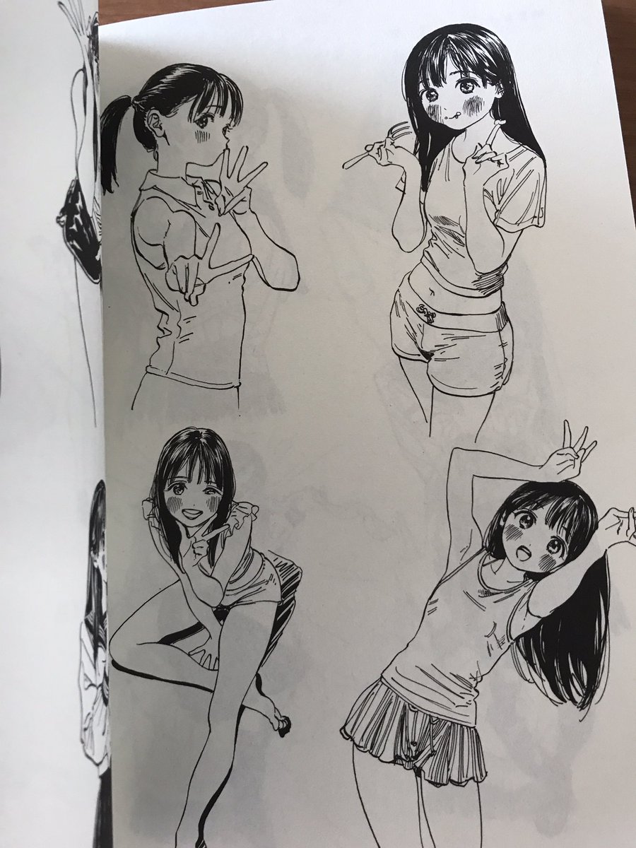 明日ちゃん届いたー!どこを見ても自分の好きなものしか載ってない...
女の子や制服が好きな人には是非読んで欲しい! 