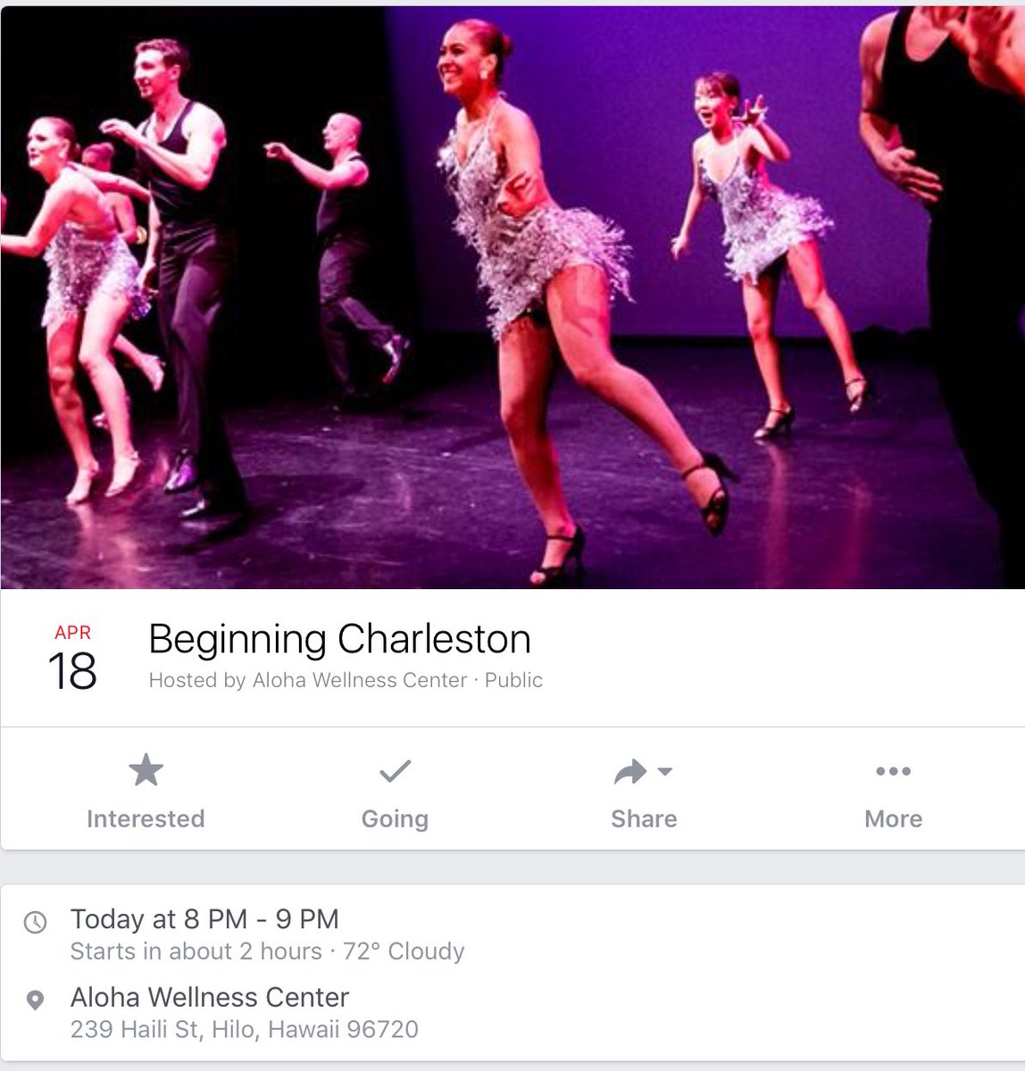 Dance all night and learn new things! #Charleston #Islandwideenjoymenthilo