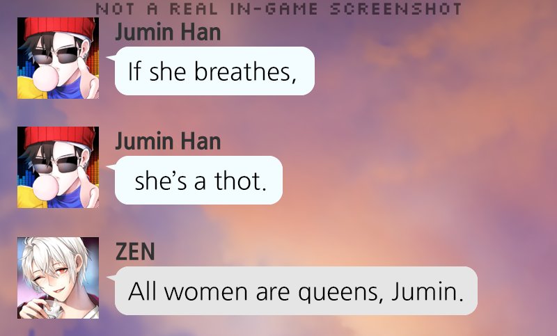 Jumin and Zen