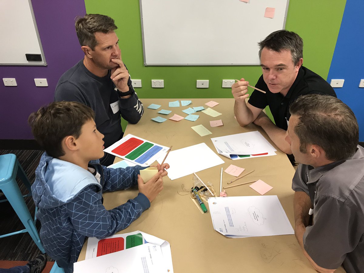 jedjnr's tweet photo. Great collaboration already! #parentPD @STPAULSat4036 #juniorschooldesign #designthinking #design #creativity #aussieED #educhange https://t.co/SKCU58QOXY
