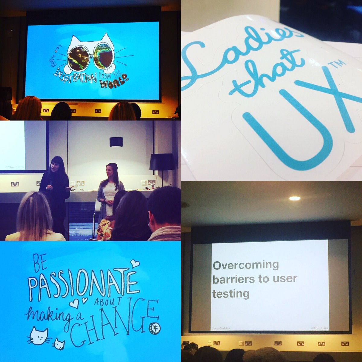 Last night we attended our first <a href="/LadiesthatUXMCR/">Ladies that UX MCR</a> event. Huge high fives to all of the wonderful women who presented! #justdoit #uxdesign