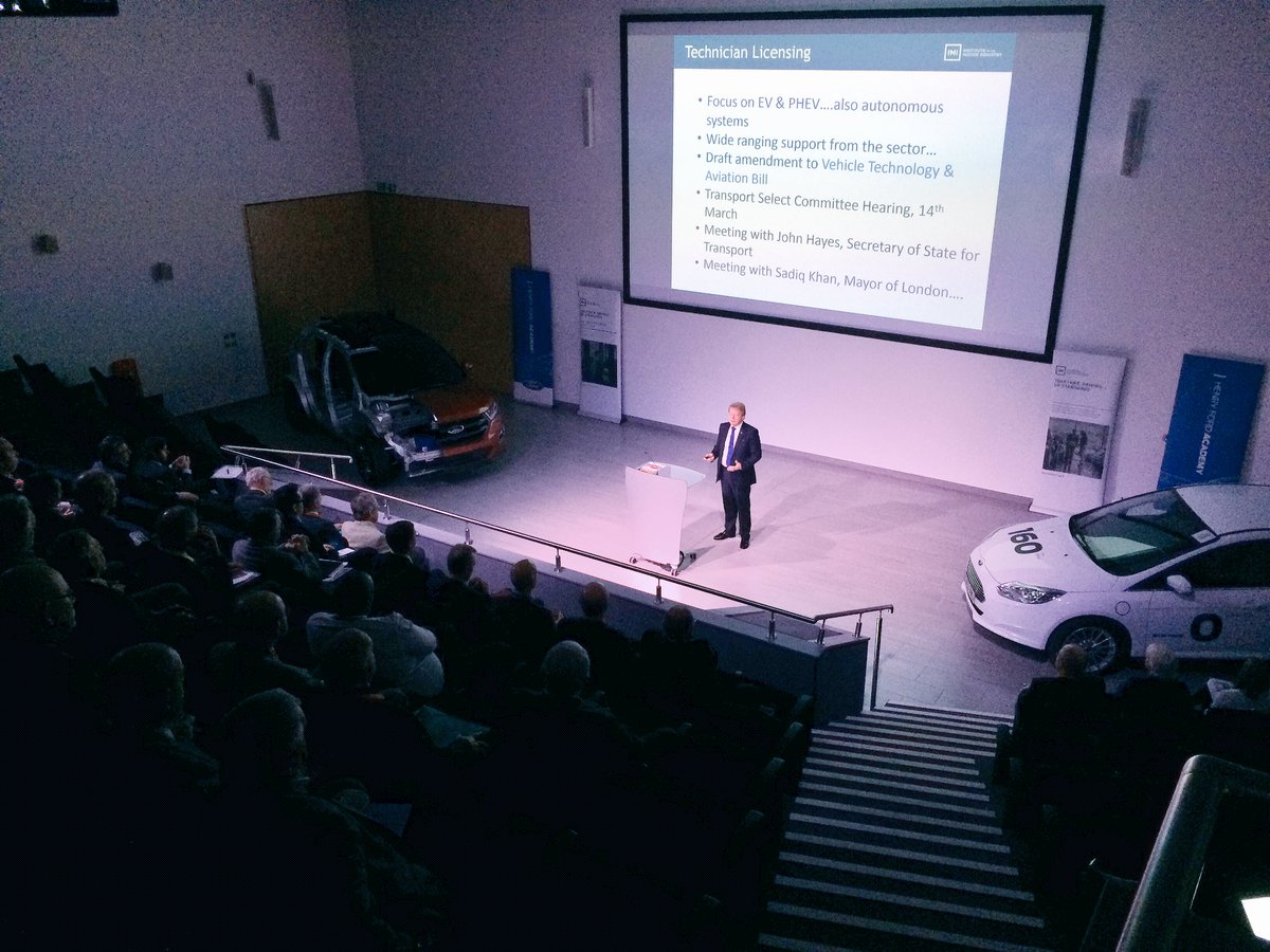 The_IMI's tweet photo. IMI CEO @SteveN_IMI introduces the Spring #IMIRMA at the #HenryFord Academy. Let us know if you're here! https://t.co/Cnv3VFcO4I