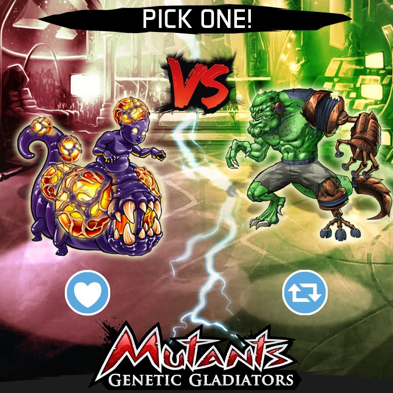 😨 Psy-Captains, which one of those two mutants would be your worst nightmare? The one scratching under your bed? Let us know! 😭