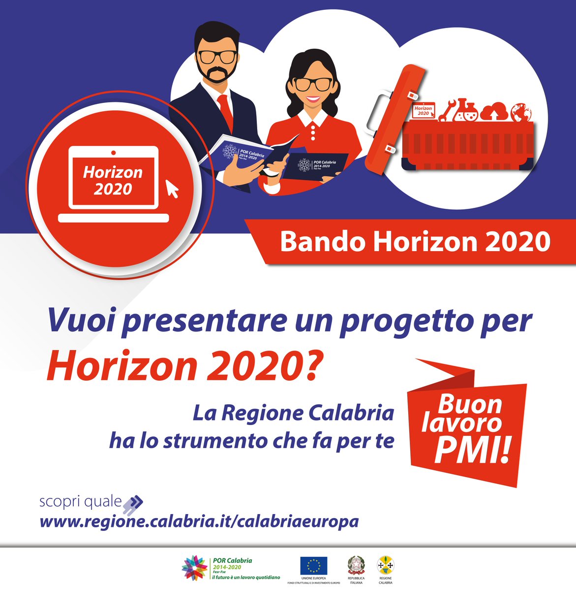 La Regione Calabria aiuta le PMI a partecipare <a href="/EU_H2020/">Horizon 2020</a>
Scopri di più ---> calabriaeuropa.regione.calabria.it/website/bando/… #H2020