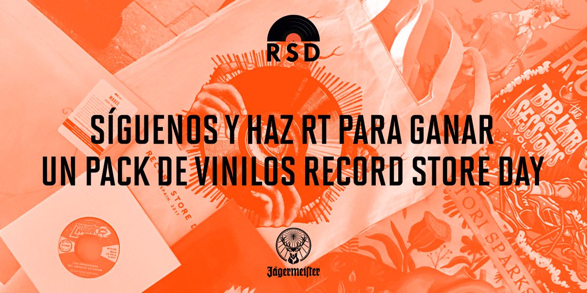 Jägermeister España (@jagermeister_es) on Twitter photo 🔥SORTEO🔥 ¡Ven al <a href="/RSD_Spain/">Record Store Day ES</a> bien equipado! Síguenos + RT y consigue este pack (vinilos + camiseta). Hasta el 21/04 bit.ly/basesRSD 🔥SORTEO🔥 ¡Ven al <a href="/RSD_Spain/">Record Store Day ES</a> bien equipado! Síguenos + RT y consigue este pack (vinilos + camiseta). Hasta el 21/04 bit.ly/basesRSD