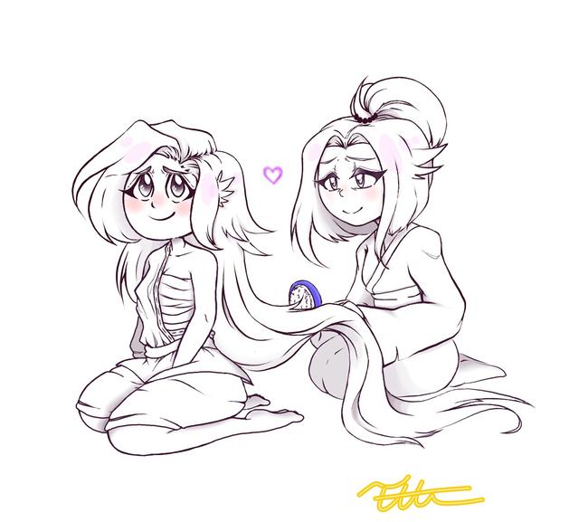 Ms_Toucan's tweet photo. Got some fanart (I, the mother, not the youtuber) well, she is in it, too but I got it ☺️totally love it 😍-> thx PeachTreeMcGee @AeroViro https://t.co/wudZU62RNB