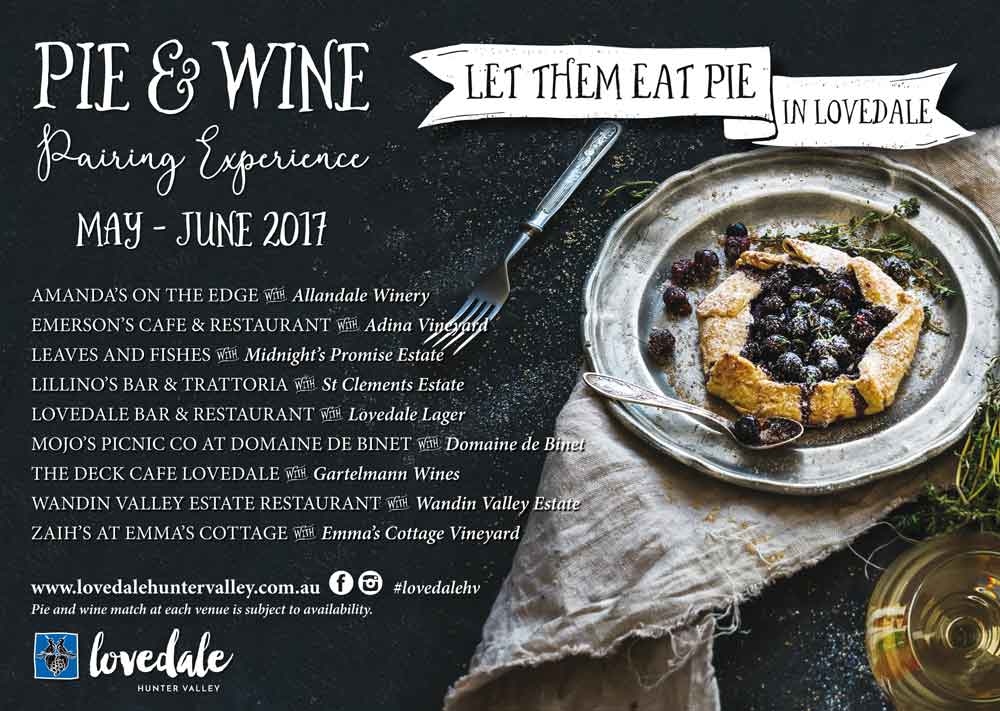 LovedaleHV's tweet photo. @VisitVineyards Not long until the Lovedale Pie and Wine Pairing Experience! https://t.co/Y7Slu2HMNj  #lovedalehv https://t.co/fDFhzivWrp