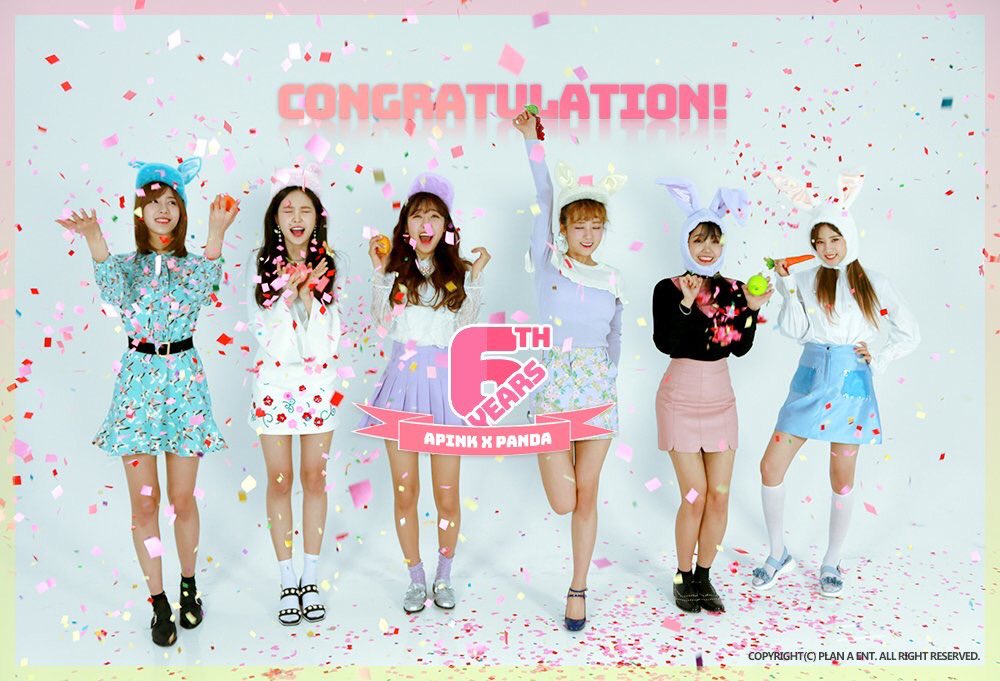 chrispcreamp's tweet photo. happy 6th anniversary ๐๐๐๐ผโค๏ธ#Apink #AlwaysWithApink
#์์ดํํฌ6์ฃผ๋
์ถํํด
#TheSpring1stWin
#6๋
๋์_ํจ๊ปํด์ค์_๊ณ ๋ง์์_Apink
#์์ผ๋ก๋_ํจ๊ปํด์_Apink https://t.co/RFE1O1bKK7