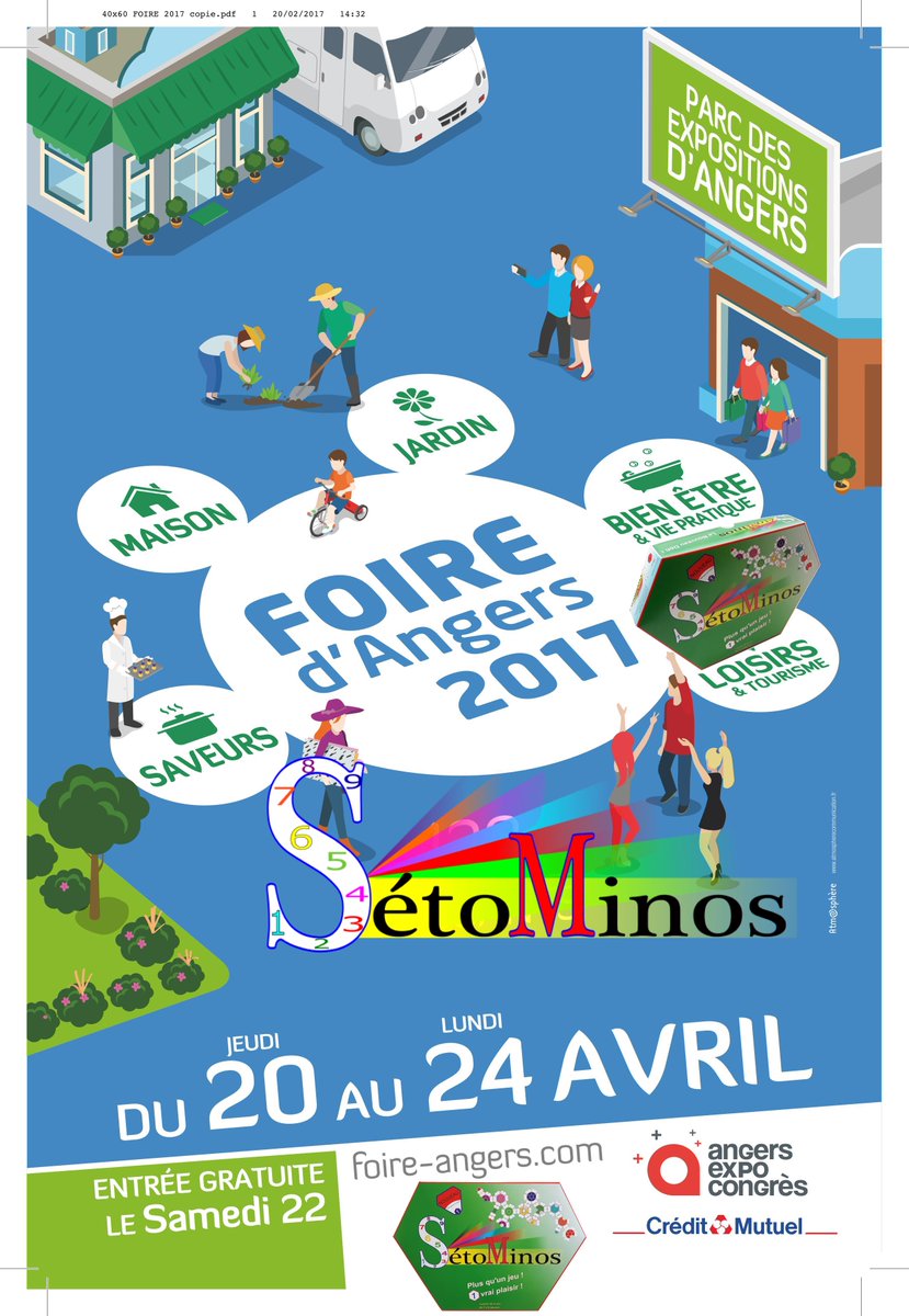 Addoee's tweet photo. Foire d'Angers @AnG_ExpoCongres vous présente #SétoMinos le Nouveau Défi des Jeux de Société ! A découvrir sur place #Angers #paysdelaloire https://t.co/B5fTIe32cR