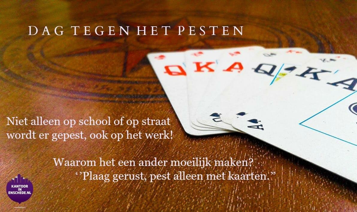 UGLCapitalBV's tweet photo. #dagtegenpesten #pesten  @stoppestennu @stoppestennl #stoppestenophetwerk #stopbullying https://t.co/KSY7t0FWxz