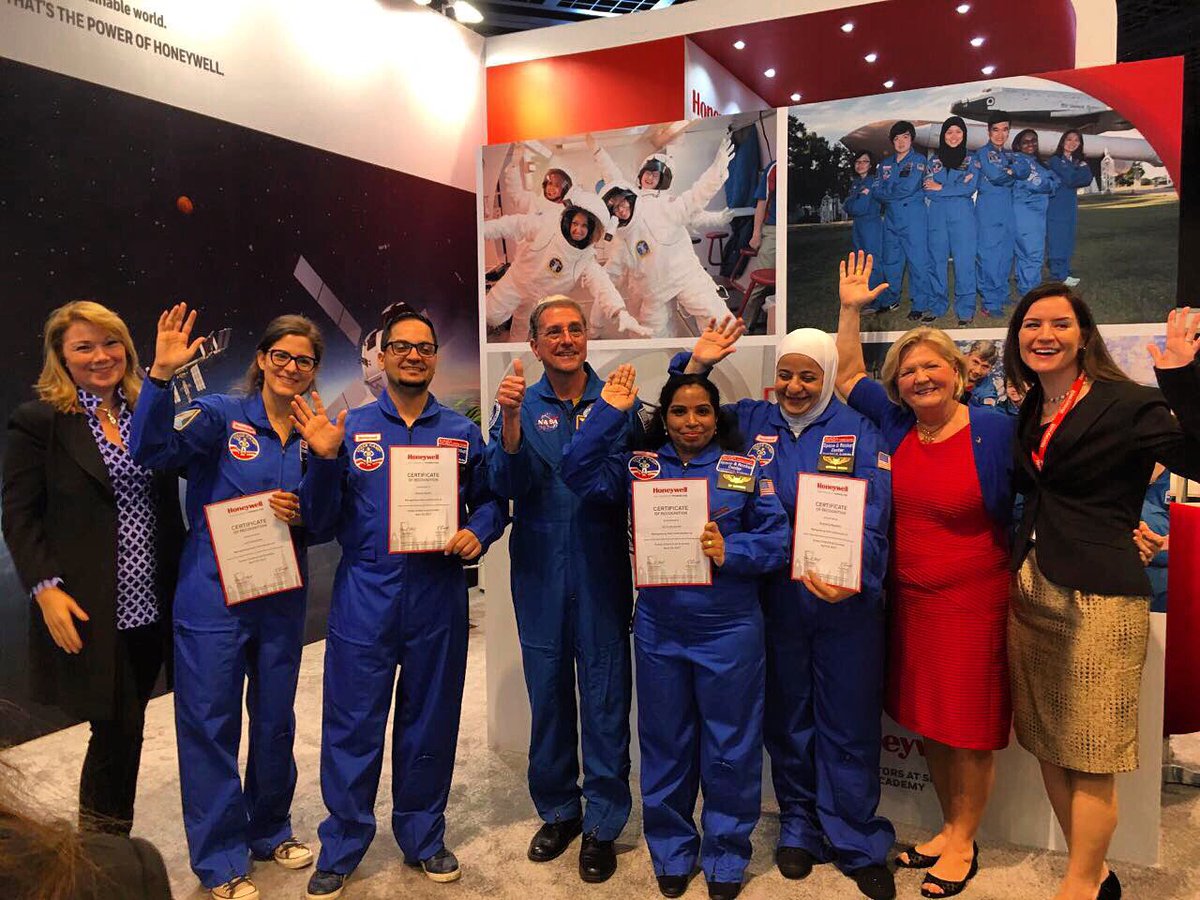 FourMENA's tweet photo. #Honeywell selects 4 #UAE teachers to attend #SpaceEducators programme in #USA 
#PR #PRLife #Dubai https://t.co/82IzZgJ8tE