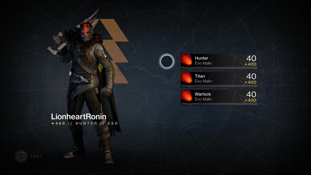 LionheartRonin's tweet photo. So that's all three characters at #LL400 - attention turns to #AgeOfTriumph #RecordBook!
@Bungie
#IronBanner
#GrindTo400
#MaxLightLevel https://t.co/yzlRj2KF3I