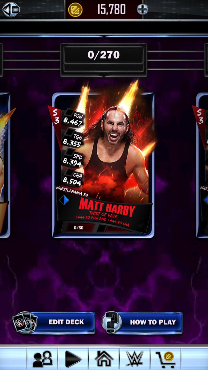 superzomgbbq's tweet photo. Looks like this isn't going to be an easy RTG. Reduced cards, increased points? #WWESuperCard https://t.co/3vjmTBZTE9