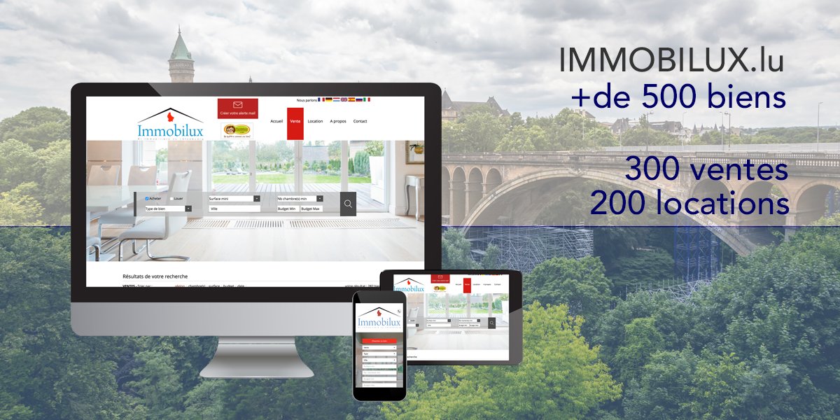 immobilux's tweet photo. Partez à la chasse aux biens et dénichez la perle rare
Immobilux.lu, c'est plus de 500 biens disponibles en vente et en location https://t.co/CUGjUU06bY