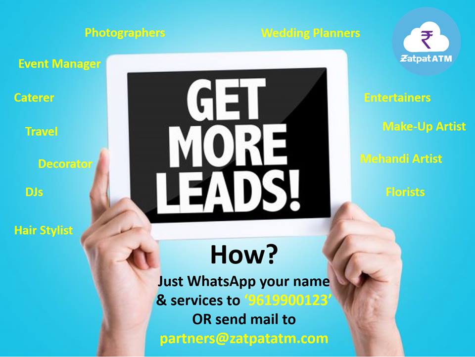 zatpatvenues's tweet photo. Coming soon! Partner with us and get more business leads!
#Leads #GrowBusiness #comingsoon #easyleads #ZatpatATM https://t.co/63Q8kyR34G