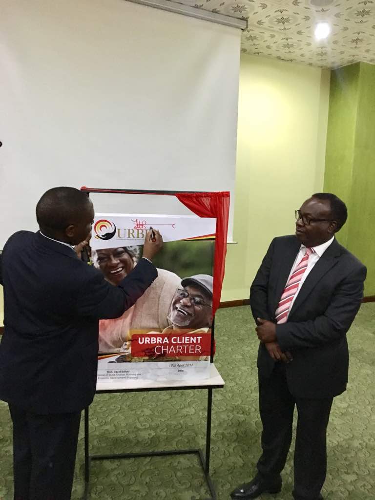 urbraUg's tweet photo. State Minister for Planning, David Bahati, officially launches the #URBRAClientCharter https://t.co/1wVtLCMFjS