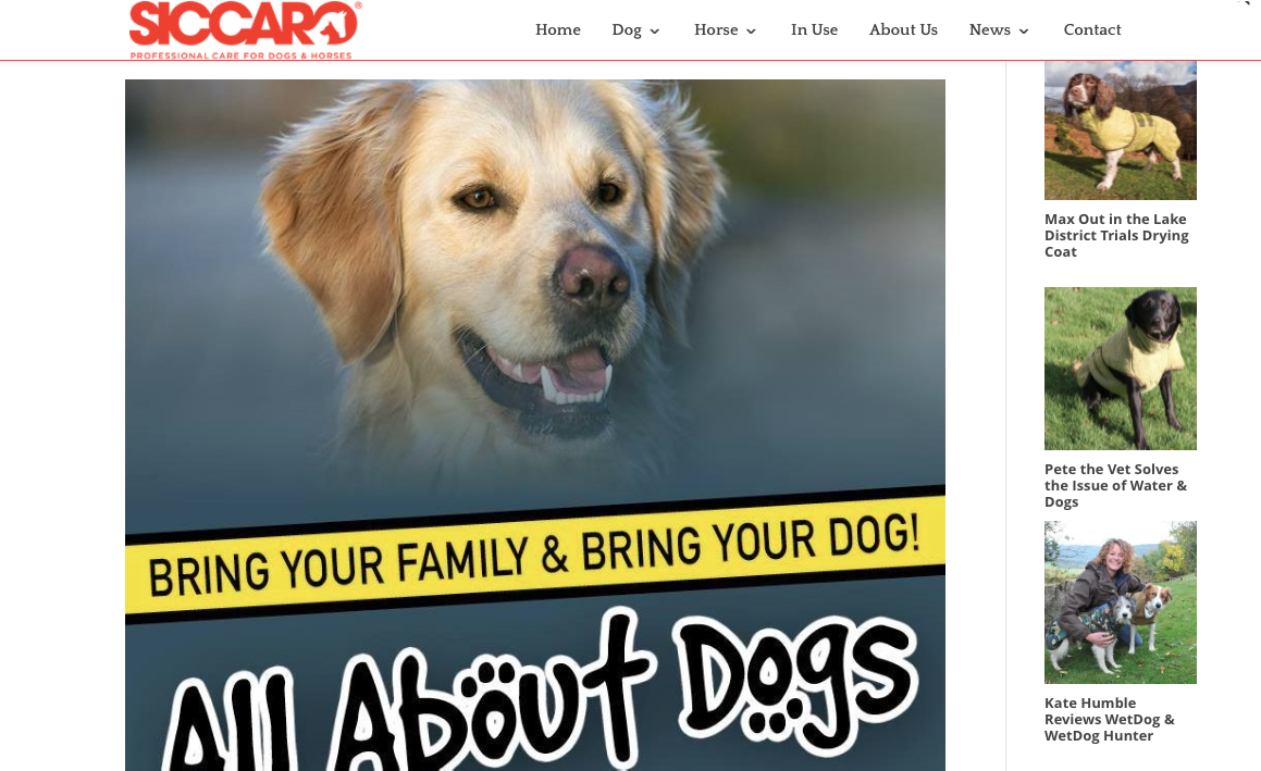 Siccaropets's tweet photo. A date for your diary! @Siccaropets will be at @Allaboutdogssho #Essex on 30 April! See more here https://t.co/sPoIPTtNgG #dogs #dryingrobe https://t.co/oCGvK2SBUI