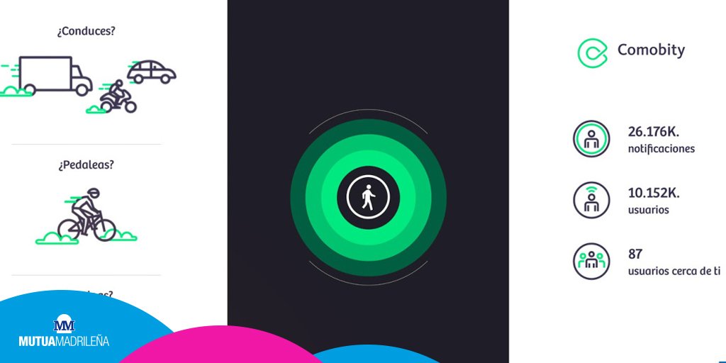 La #app <a href="/comobity/">Comobity</a> de la <a href="/DGTes/">Dir. Gral. Tráfico</a> aumenta tu visibilidad y avisa al resto de conductores de tu presencia. #DiaInternacionalDeLaBicicleta