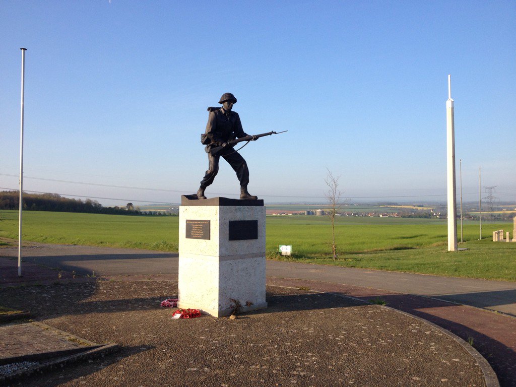 A fine morning at Hill 112, epicentre of Op Epsom in 1944.