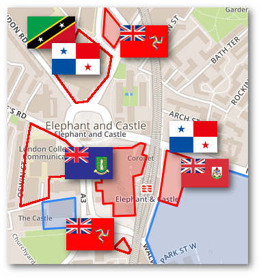 35percent_EAN's tweet photo. Half of the Elephant &amp; Castle is now registered to offshore developers in tax havens #whoseregeneration? https://t.co/Crwe6C0JUi https://t.co/ghxKx0FgWO