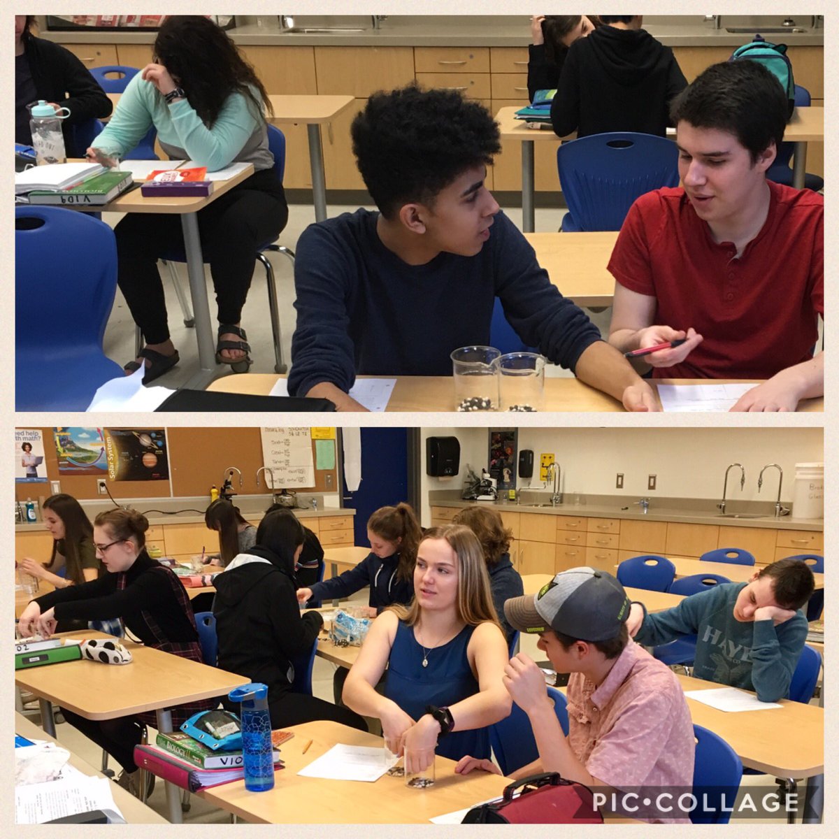 3U bio learning about Mendelian Genetics #RCDSB #valour