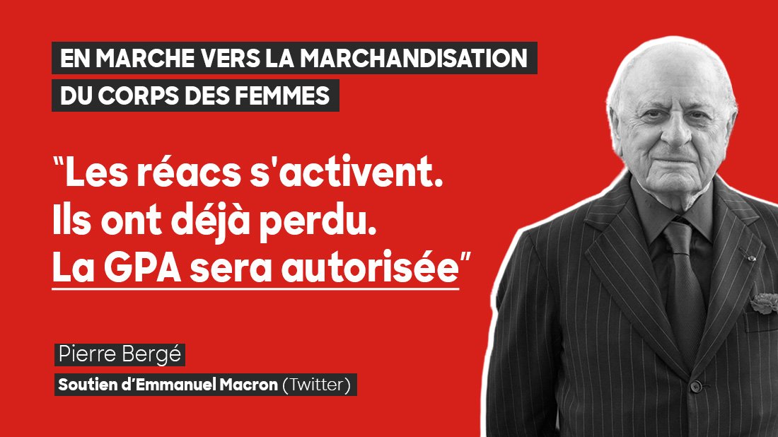 Fillon2017_59's tweet photo. La GPA intrumentalise le corps de la femme. Nous devons la combattre de toutes nos forces ! https://t.co/tXW9D7kfTc