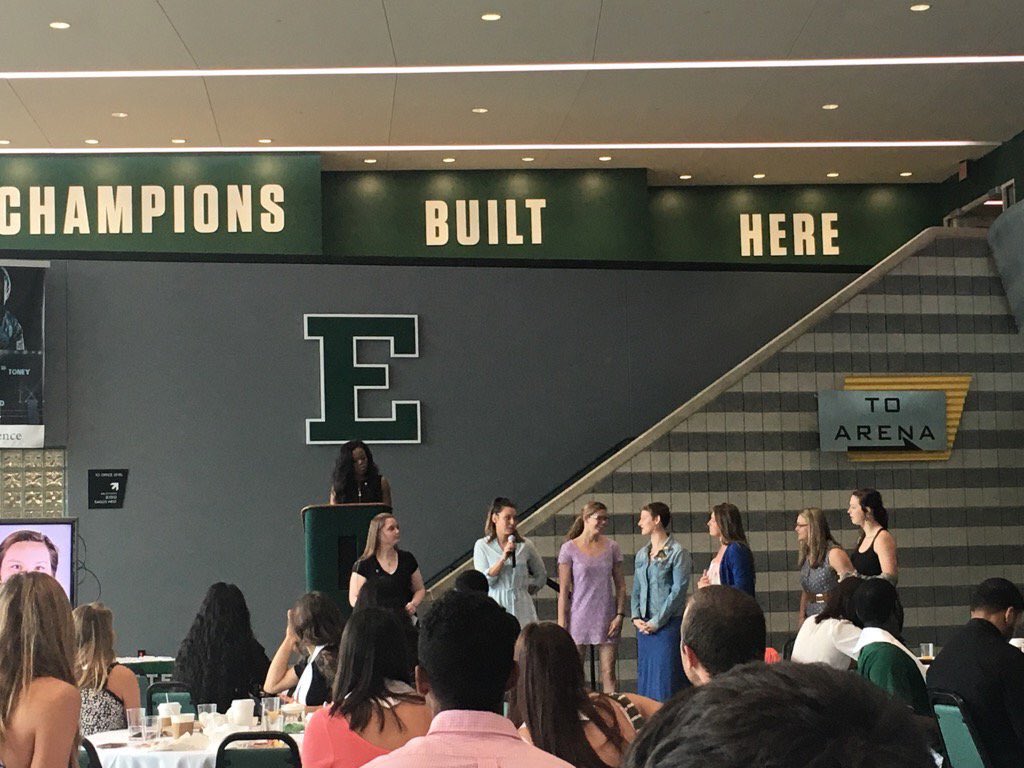 EMUSwimDive's tweet photo. Congrats to all of our soon-to-be graduates! 🎓 #EMUEagles https://t.co/W58B5302hX
