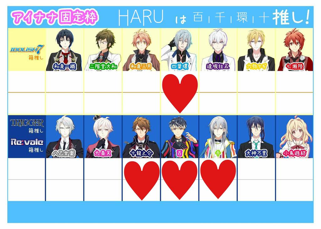 Haruna Re Vale熱 アイナナ うたプリ固定枠募集 アイナナ 求 百 千 環 龍之介 うたプリ 求 瑛二 ヴァン 嶺二 真斗 譲 上記以外 Boxはあまり買わないので単発で出た場合等お声かけさせていただきます テンプレお借りしました Haruna Re Vale熱 アイナナ うたプリ固定枠募集 アイナナ 求 百 千 環 龍之介 うたプリ 求 瑛二 ヴァン 嶺二 真斗 譲 上記以外 Boxはあまり買わないので単発で出た場合等お声かけさせていただきます テンプレお借りしました