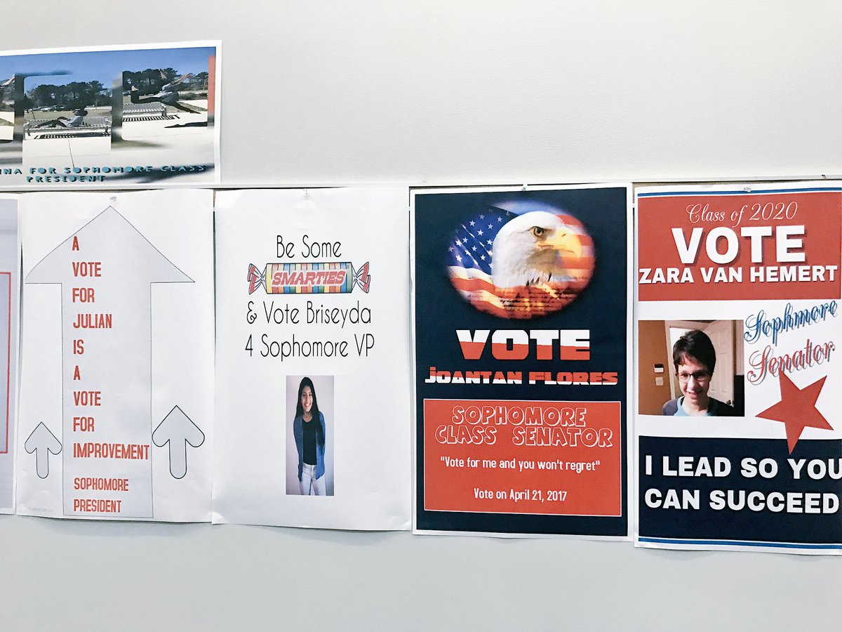 VMCCAcounselors's tweet photo. Student Council Elections this Friday during READY 🎉🎉 @VernonMaloneCCA https://t.co/POUSDhQp0U