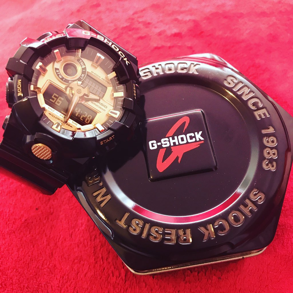 DiamondJDust's tweet photo. @GShockUK Looks like I'm in the #GA710 club lol, watch is beautiful 🔥🔥🔥 @casiouk :) https://t.co/PCZPh5Al2v