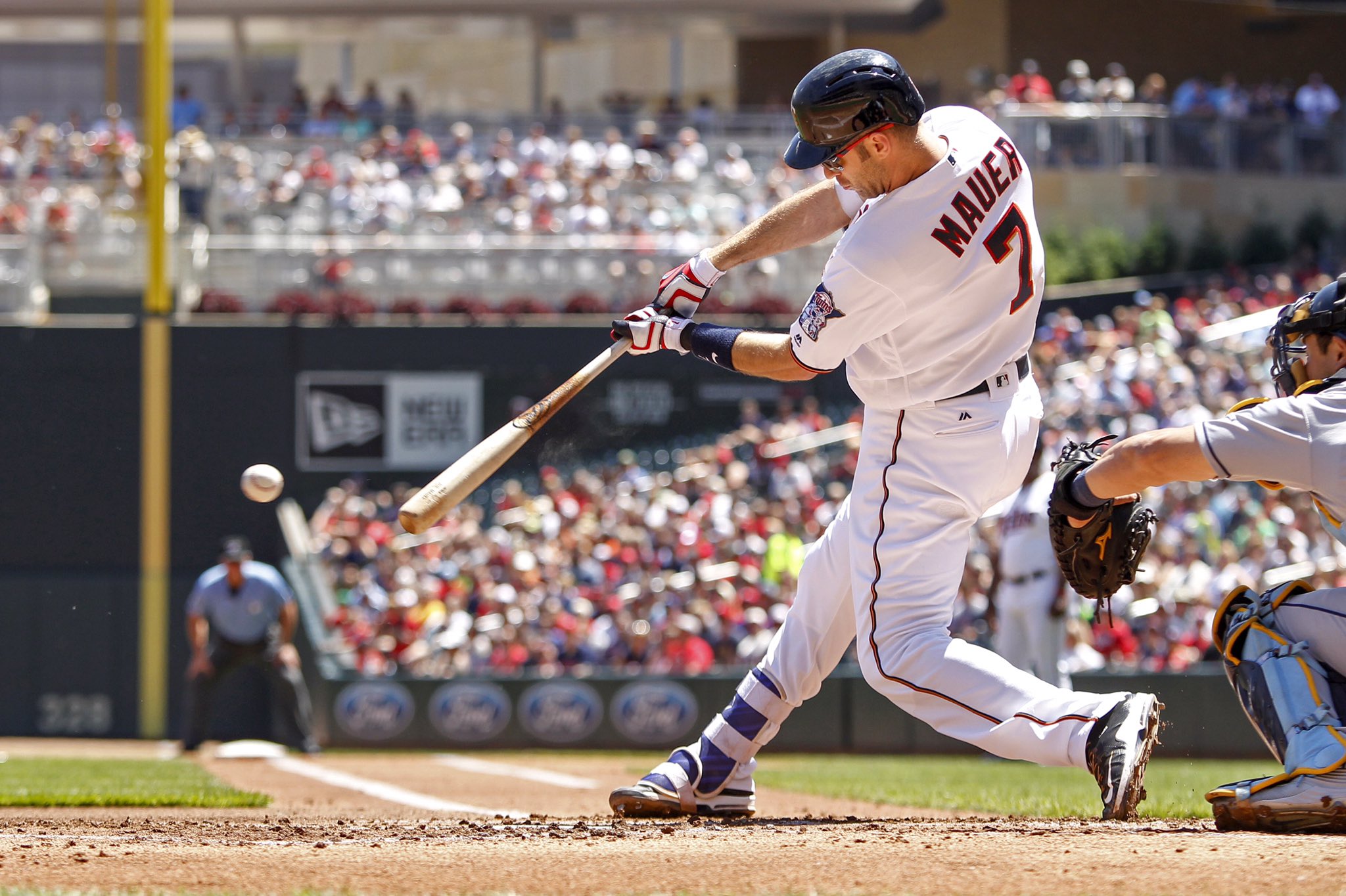 Happy 34th Birthday to Joe Mauer who still owns a .308/.390/.444 slash line 