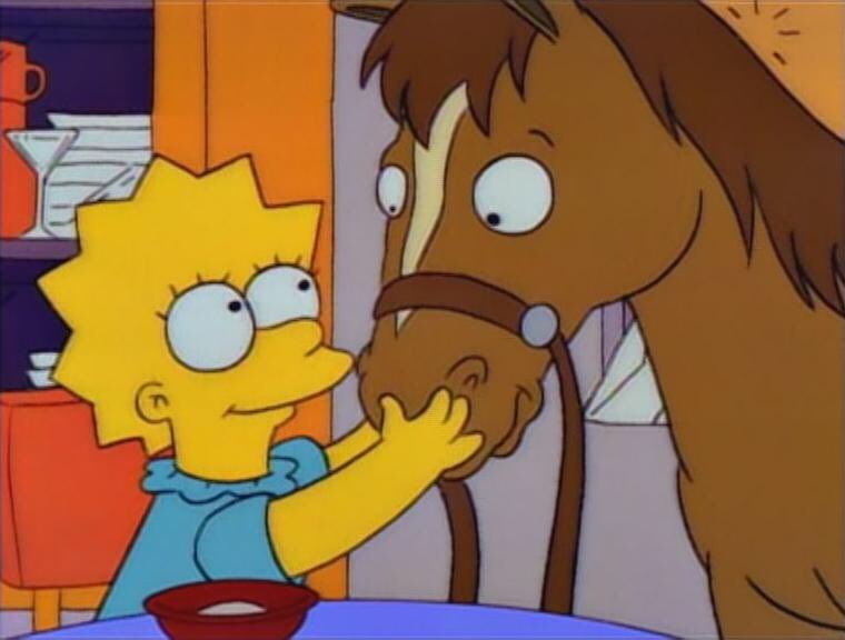 Club Aros on Twitter: "¿Quién no sabía que a Lisa Simpsons le chiflaban los caballos? #TheSimpsonsDay #caballos #clubaros https://t.co/bLXOkN8SNA" / Twitter