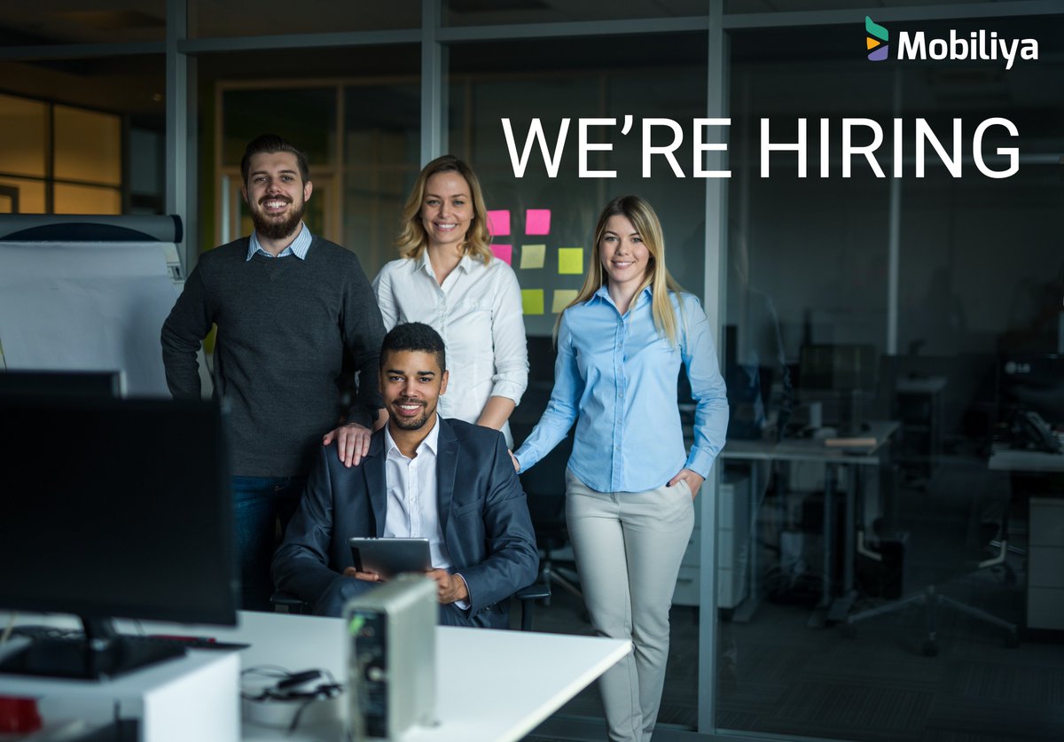 MobiliyaTech's tweet image. Mobiliya is hiring for multiple positions globally. 
For more information please visit mobiliya.com/Company/Careers