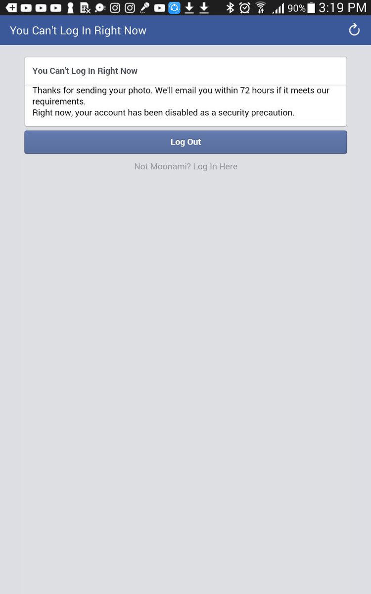 majestic_mona's tweet photo. #facebookdown @Facebook its been more than 72 hours and still cant log in do something about it https://t.co/cWzyWt2u98